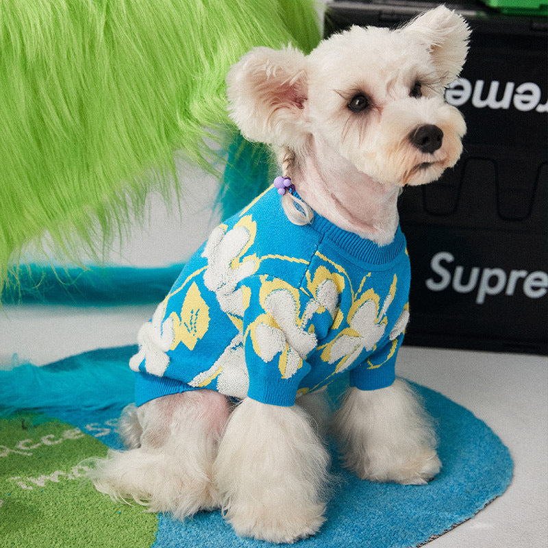 Warm Winter Two-Legged Pet Sweater Soft Comfortable Outfit