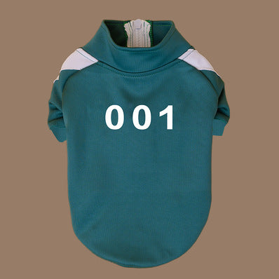Digital Pattern Pet Sweater Coat For Small And Medium Breeds