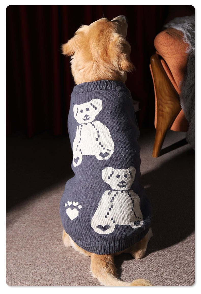 Winter Thick Warm Pet Sweater For Large Breeds