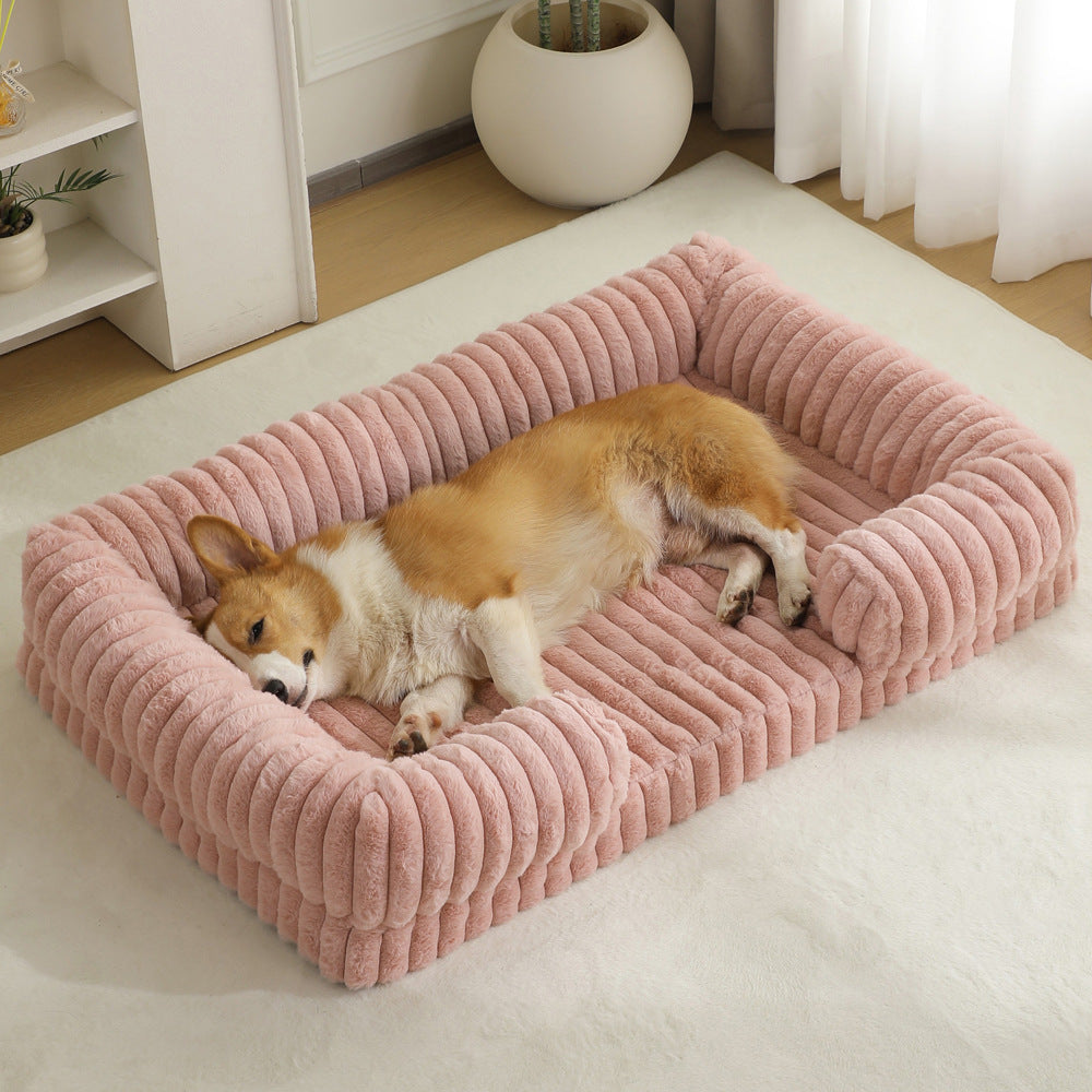 Warm Large Pet Bed Cozy Mat for Small and Medium Pets