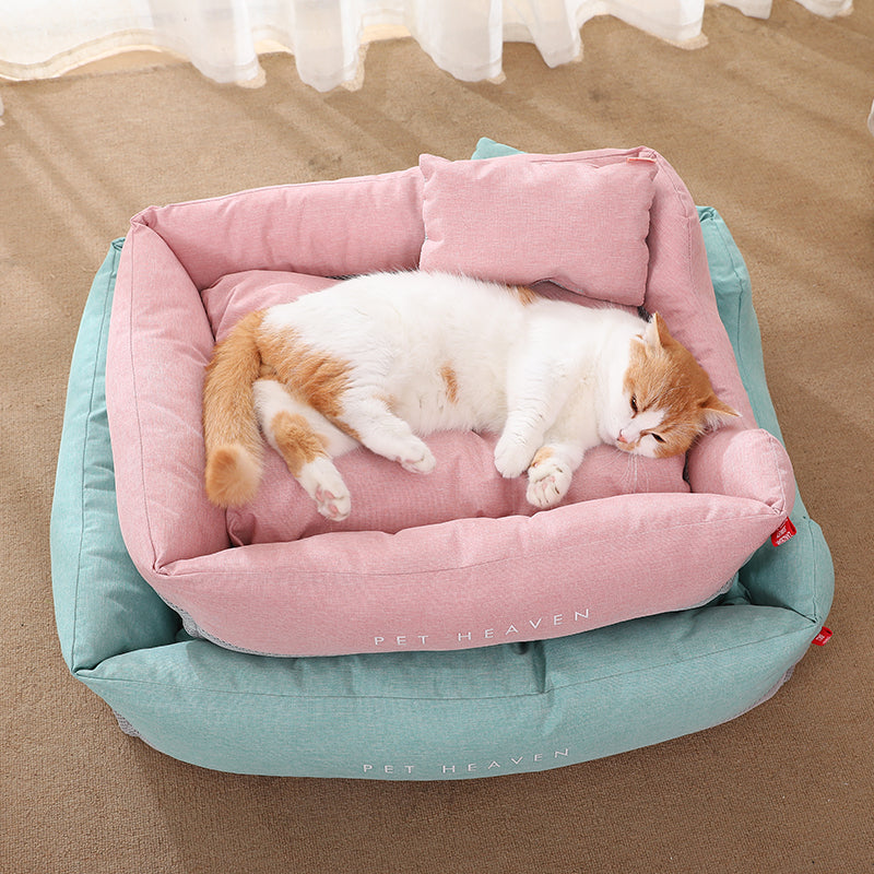 Pet Nest Mat Semi-Enclosed Cozy Bed for Small Pets