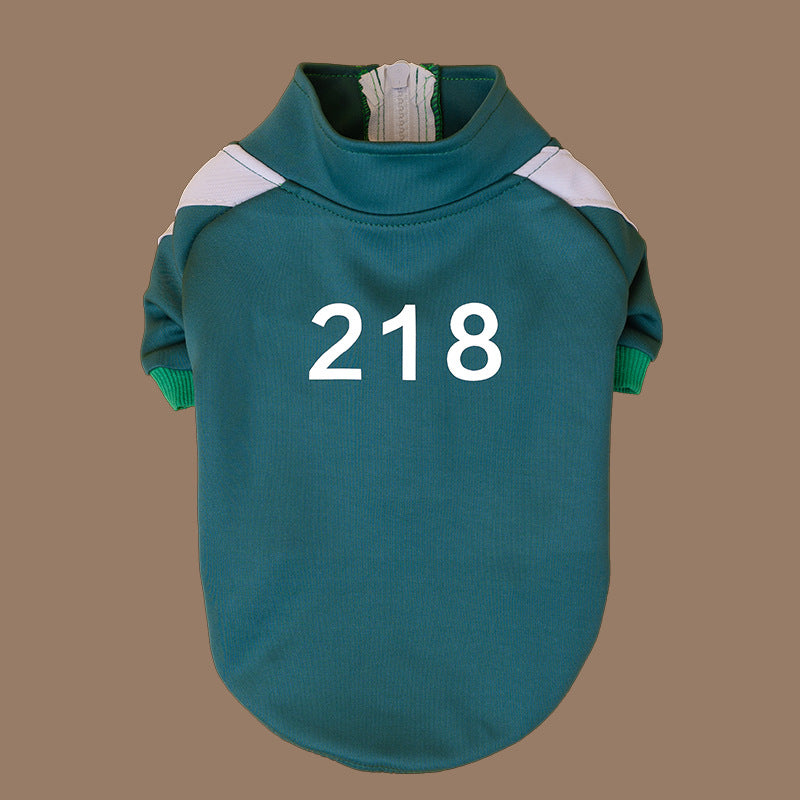 Digital Pattern Pet Sweater Coat For Small And Medium Breeds