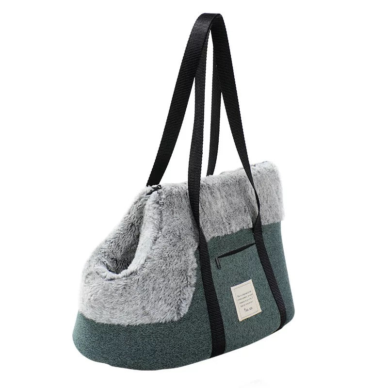Warm Portable Pet Messenger Backpack For Cats
