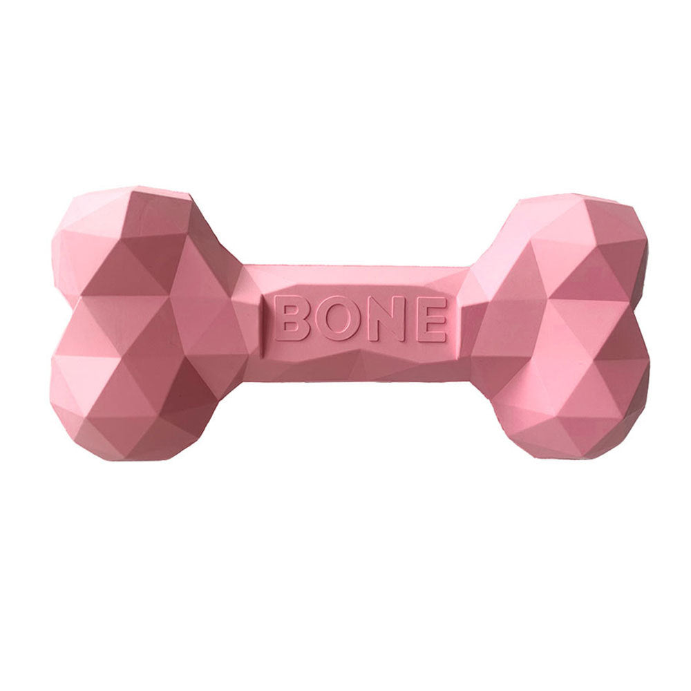 Bite-Resistant Rubber Pet Bone Toy For Teeth Grinding