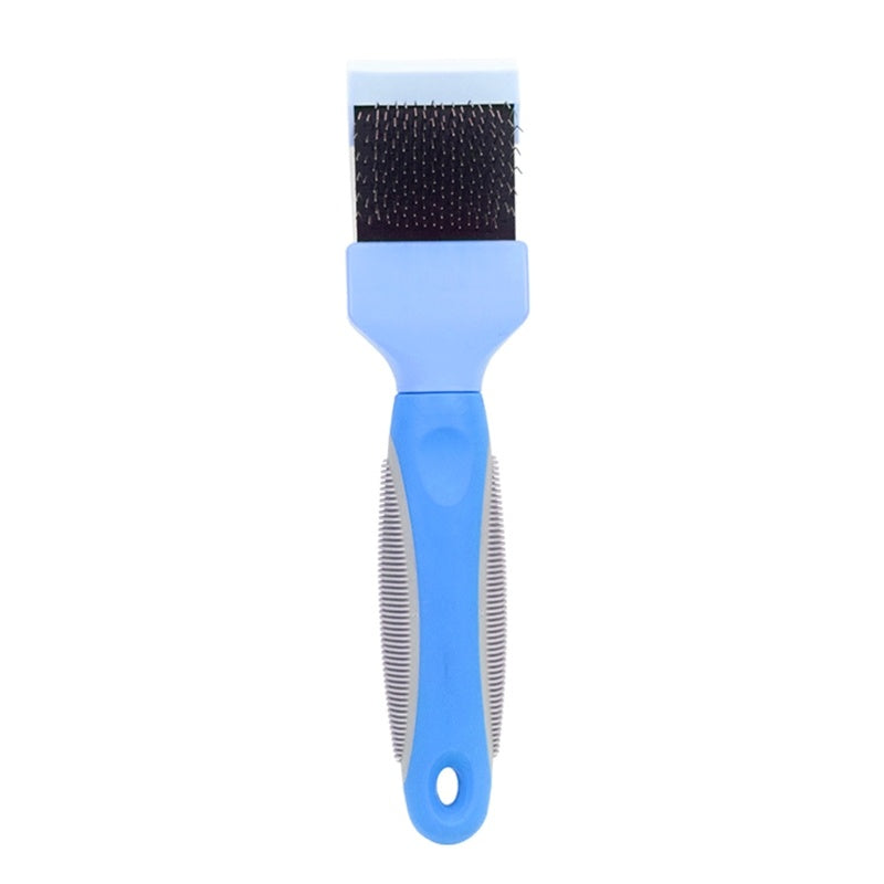 Double-Sided Pet Grooming Brush Fur Shedding Massage Comb