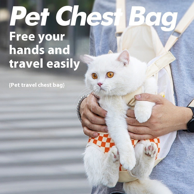 Portable Pet Chest Backpack Walking Bag For Pets