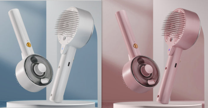 Self-Cleaning Pet Hair Removal Steam Brush For Pets