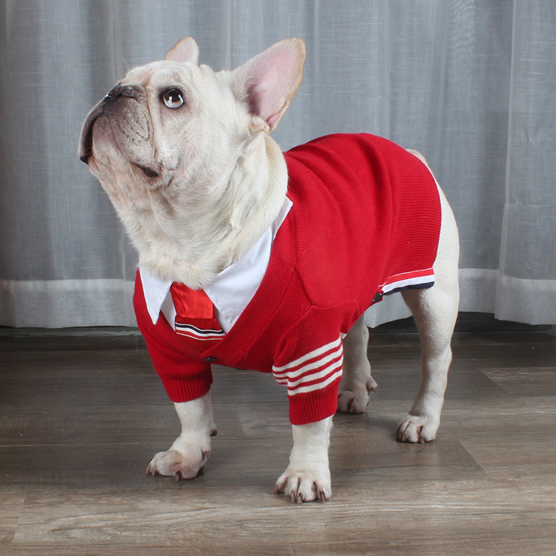Christmas Autumn Winter Pet Sweater Warm Holiday Outfit For Pets