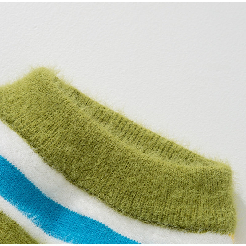 Autumn Winter Pet Sleeveless Striped Sweater Simple And Versatile