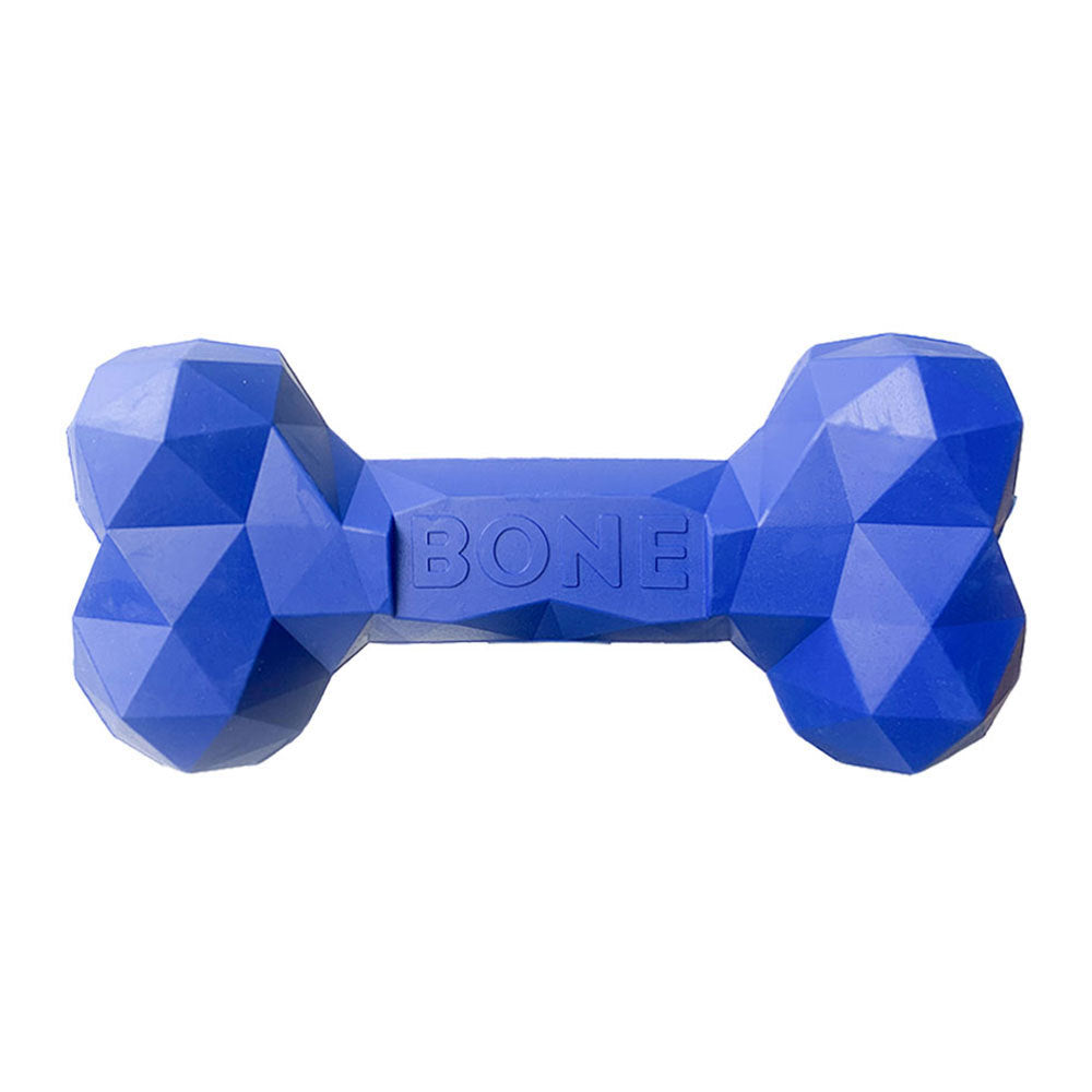 Bite-Resistant Rubber Pet Bone Toy For Teeth Grinding